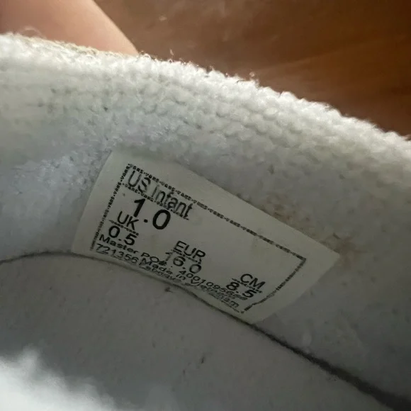 Vans rainbow checker slip ons size 1 baby infant - Picture 3 of 5